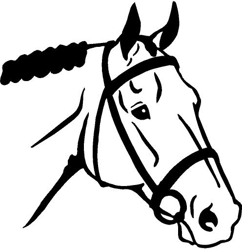 Horse Head Decal - ClipArt Best - ClipArt Best