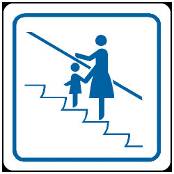 Escalator Symbol Sign