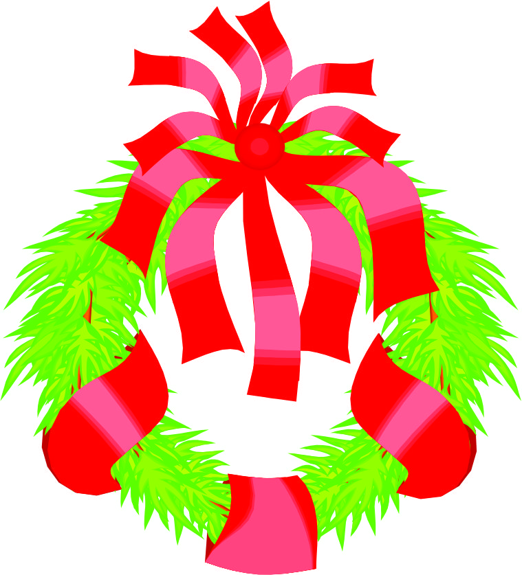 free clipart of christmas wreaths - photo #36