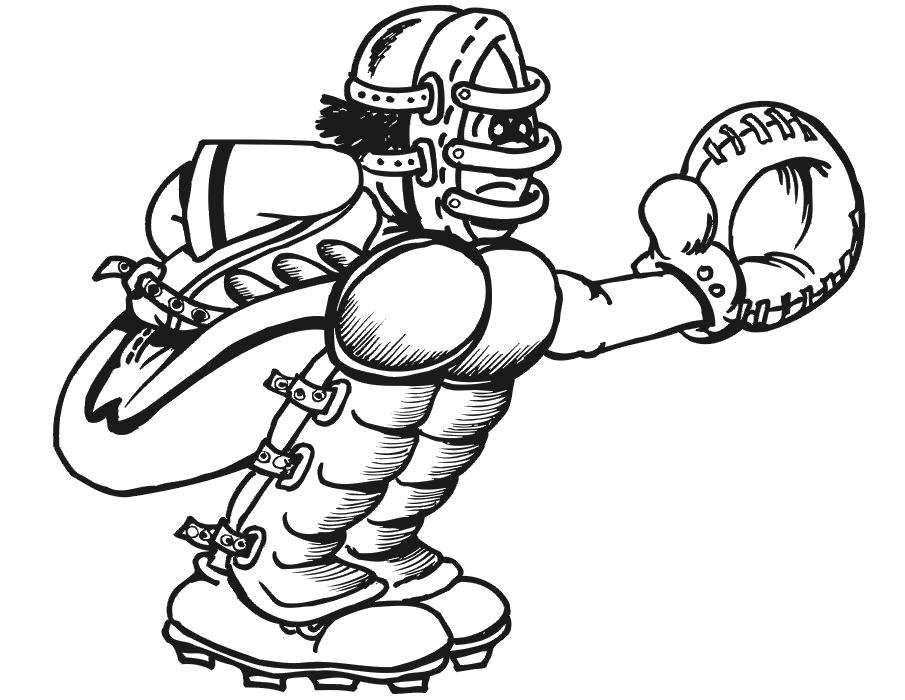 softball coloring pages - photo #41