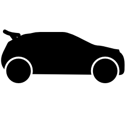 Car side view black shape vector icon | Free Transport icons
