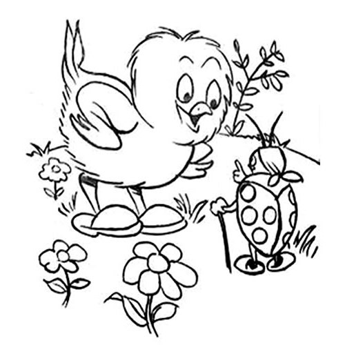 spring clip art coloring pages - photo #5