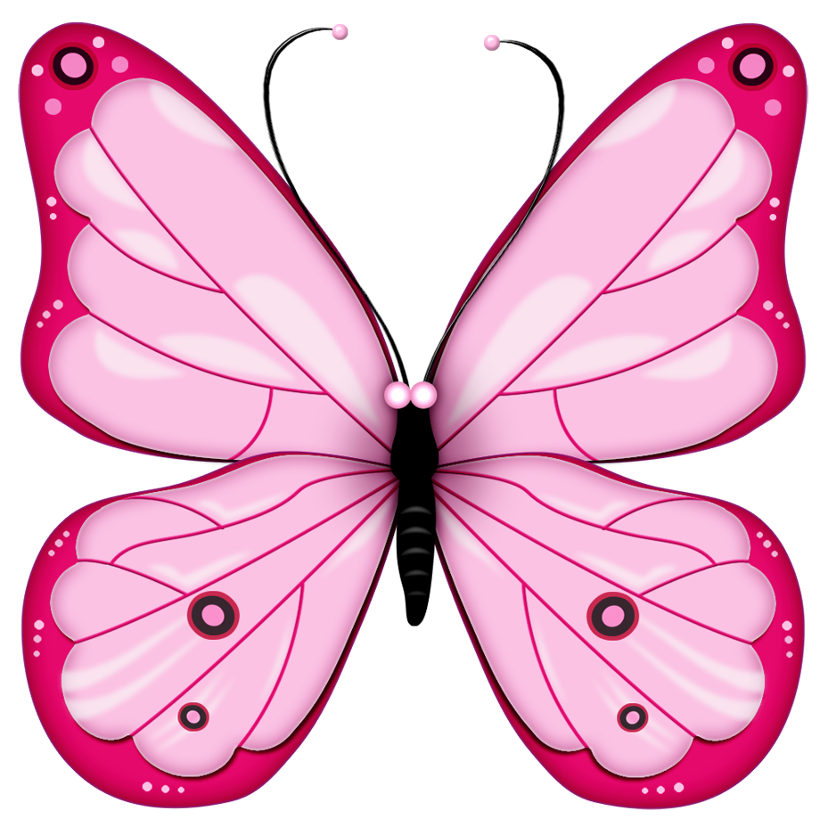 Pink Butterfly Designs - ClipArt Best