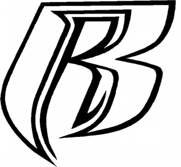 Ruff Ryders R Logo 1 Decal Sticker, Music Groups, Band Decals ...