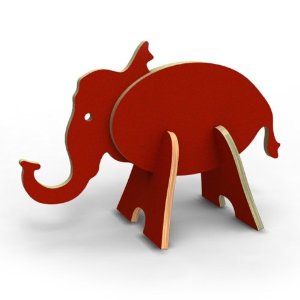 Topozoo Election Edition-Republican Elephant 3-D Wood ...