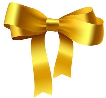 Yellow Ribbon Bow - Download free Other vectors