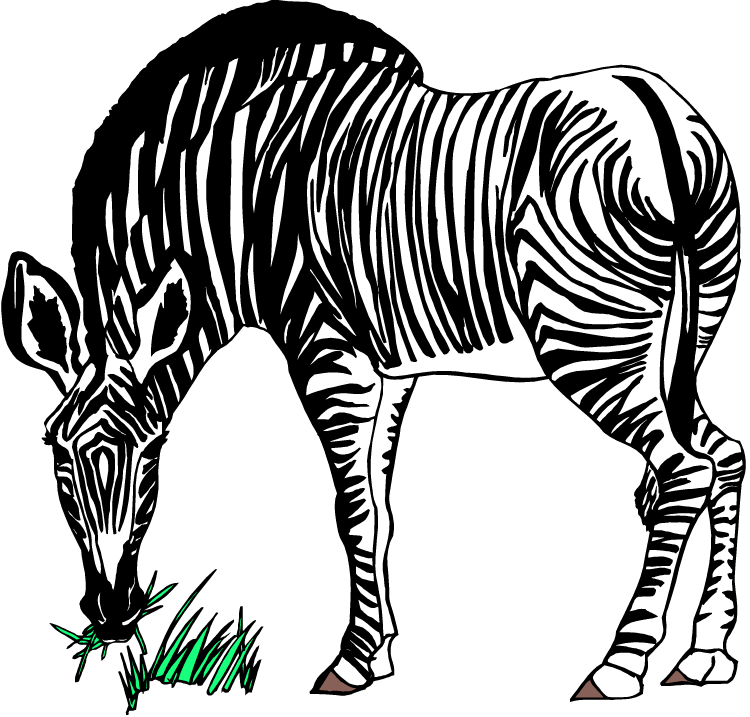 zebra design clip art - photo #24