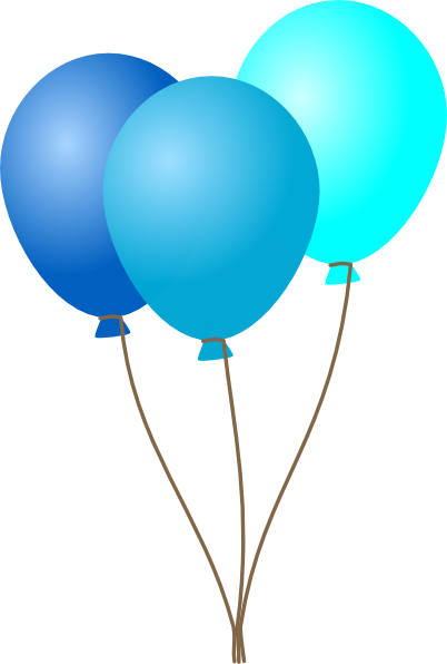 Blue Balloon Clipart - Free Clipart Images