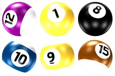 Pool Ball Iconset (16 icons) | barkerbaggies