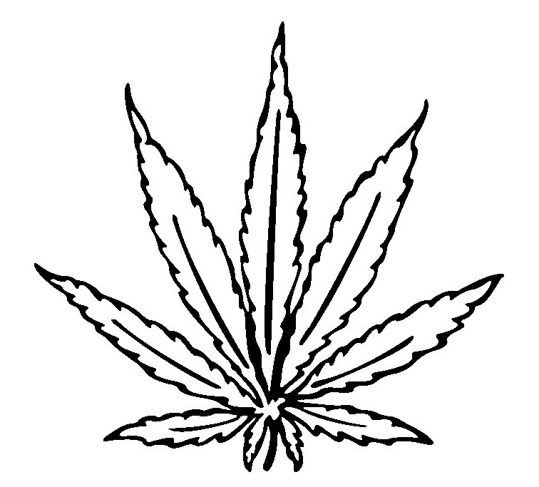 Drawing Weed - ClipArt Best