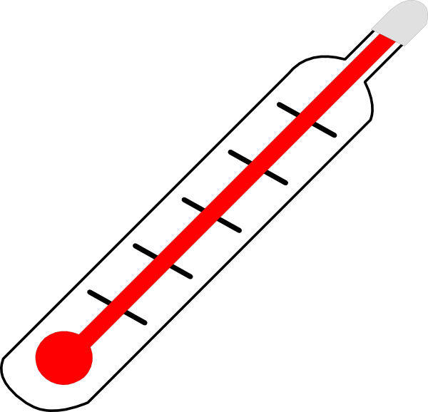 Thermometer Hot Clip Art - vector clip art online ...