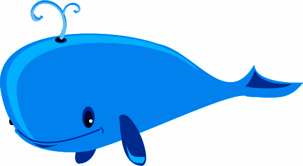 Whale Watching Cartoon Clipart