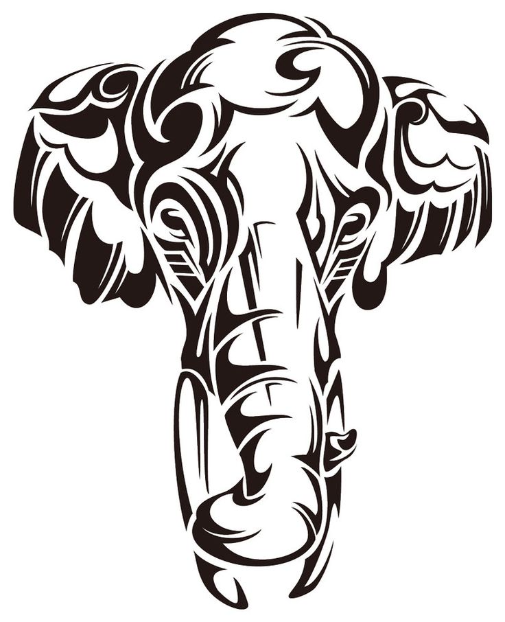 Tribal Elephant Tattoos | Elephant ...