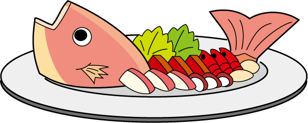 Cooked fish clipart images