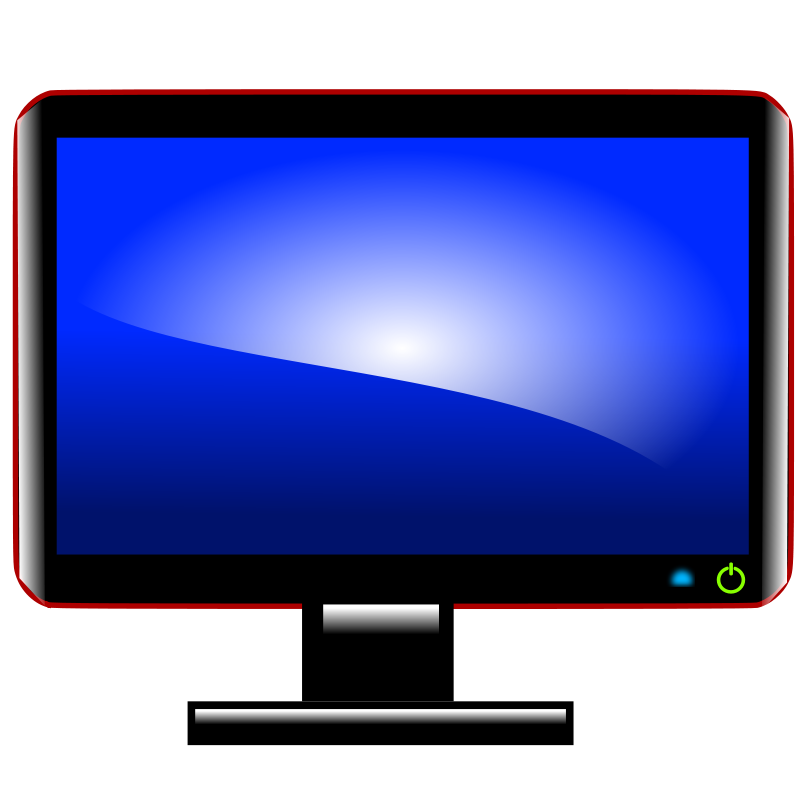Computer screen clipart free