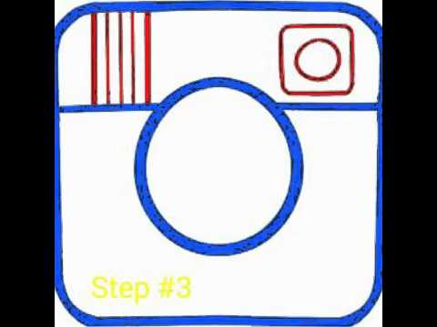How To Draw The Instagram Logo Step By Step Easy - YouTube