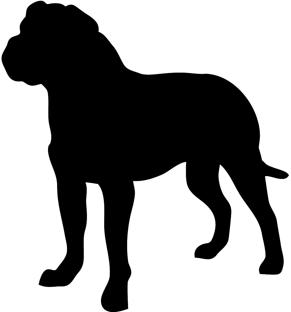 1000+ images about Silhouttes | Dogs, Clip art and Boxers