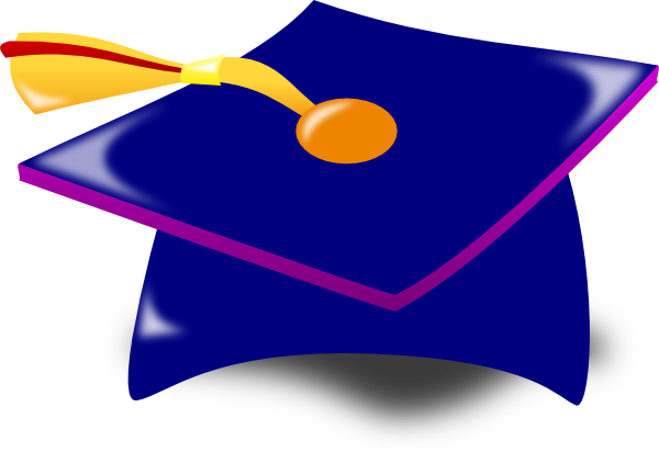 Graduation Cap Blue Clipart | Free Download Clip Art | Free Clip ...