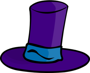 Purple Top Hat Clip Art - vector clip art online ...