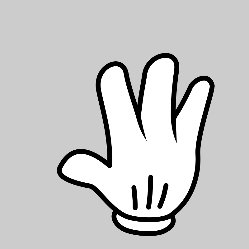 Cartoon hand clipart