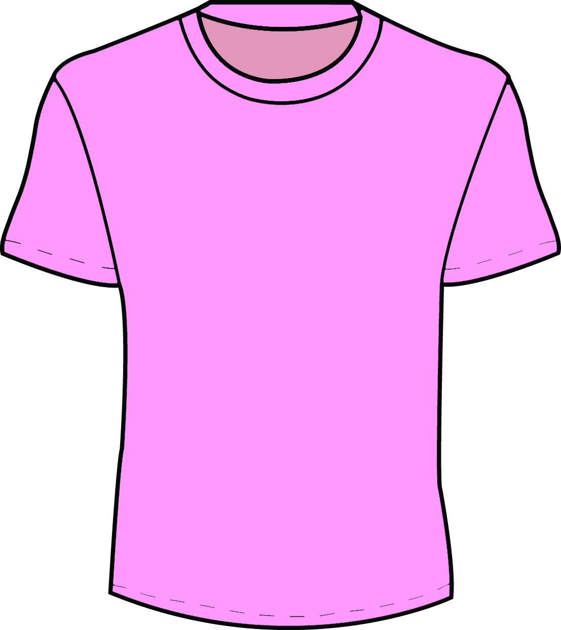 Girl Shirt Clipart