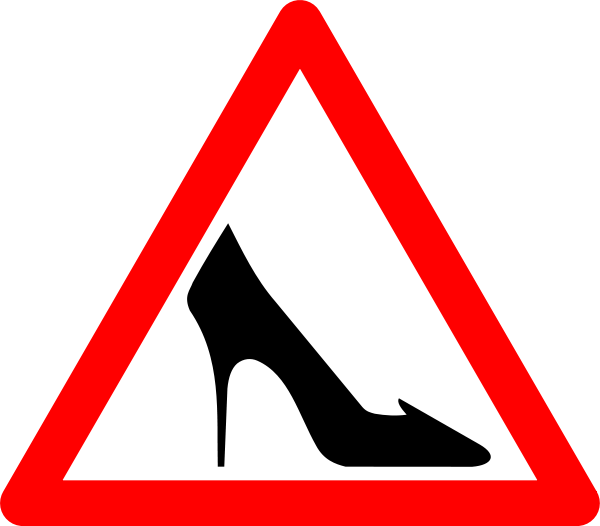 Shoe Traffic Sign SVG Vector file, vector clip art svg file ...