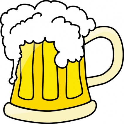 Glass of beer clip art on free clipart images clipartix 3 ...