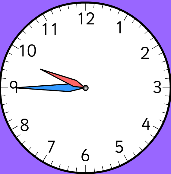 Analog clock clipart