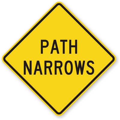 Narrow Road Signs | MUTCD Width Restriction Signs