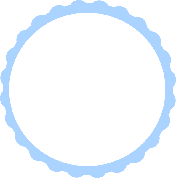 Best Photos of Scalloped Circle Clip Art - Scalloped Edge Circle