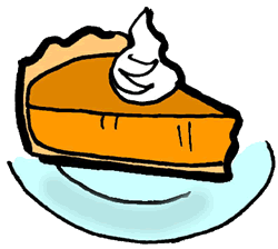 Free clipart pumpkin pie