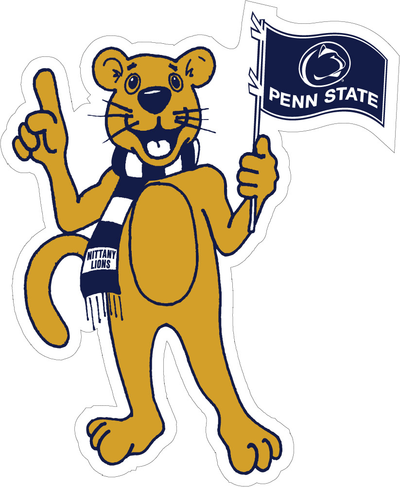 SM Cartoon-Style Nittany Lion Mascot Magnet - WeSellSpirit.com