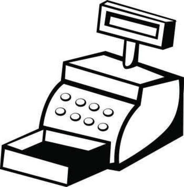 Clipart cash register - ClipartFox