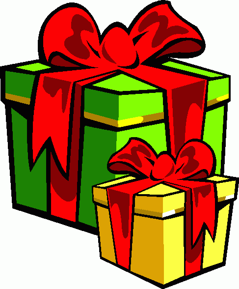 Xmas gifts clipart