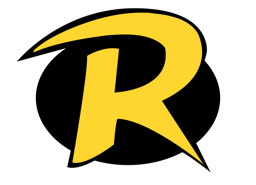 Batman and robin logo clipart