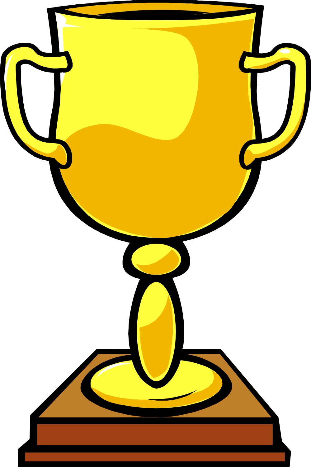 free clipart golf trophy - photo #9
