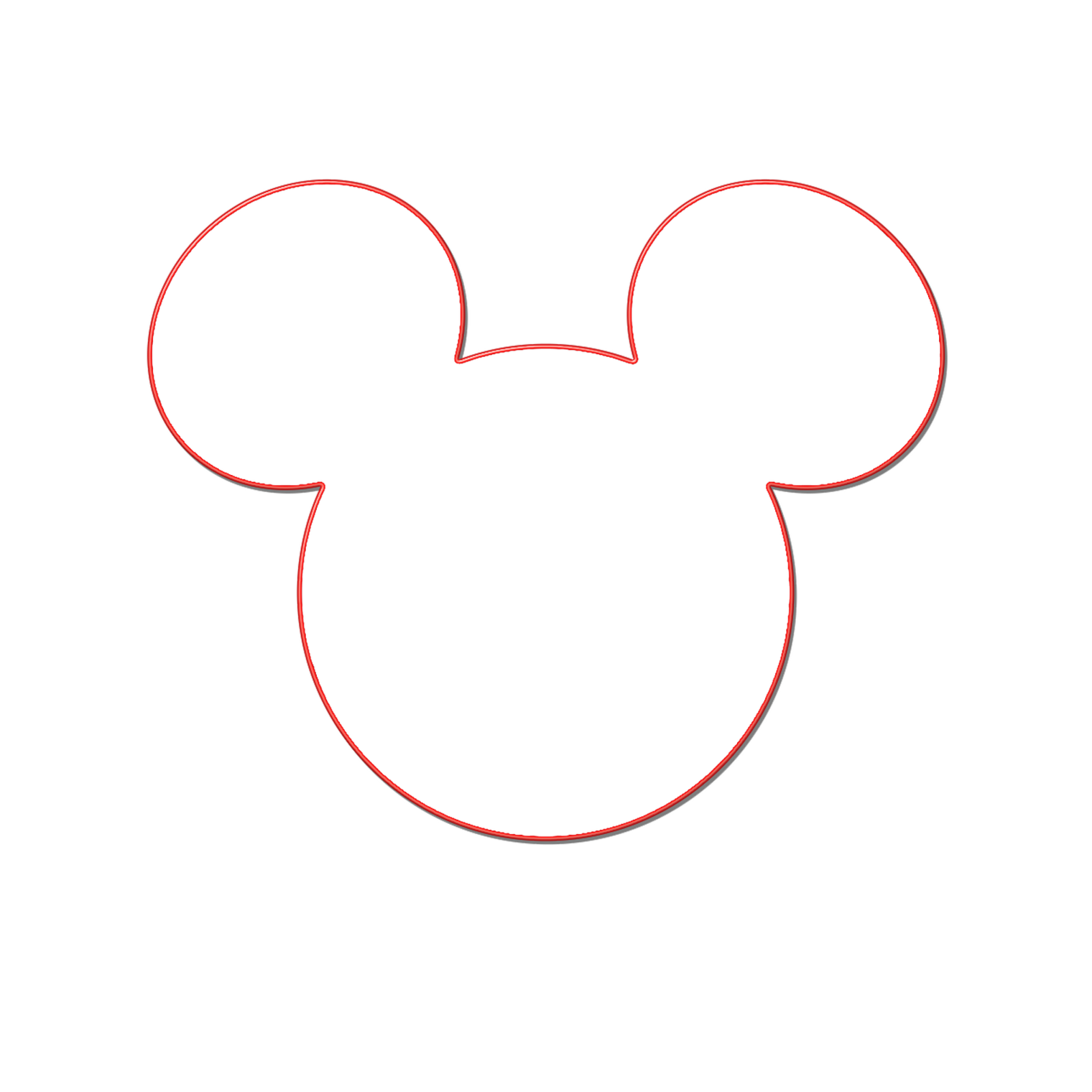 Mickey And Minnie Mouse Outlines Clipart Best