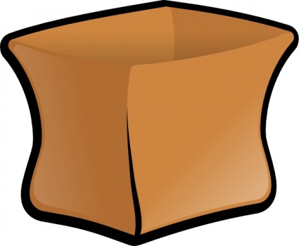 Clipart brown bag