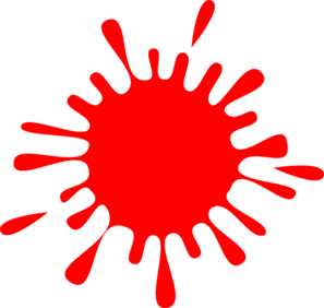 Red Splat Clipart
