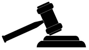 Gavel black and white clipart clipartcow image #36497