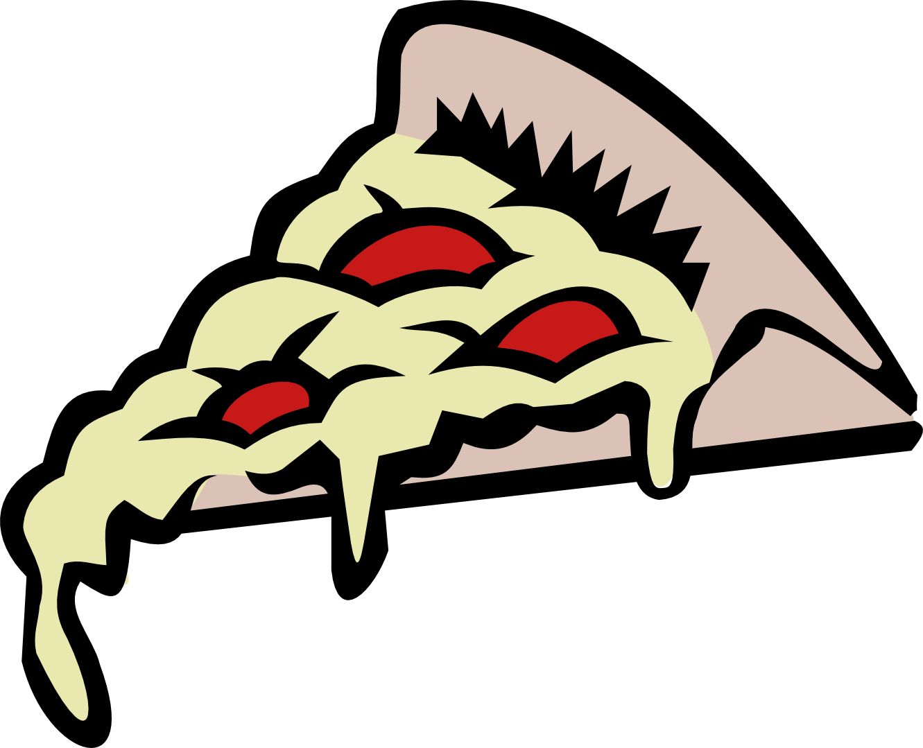 pizza outline clip art - photo #33