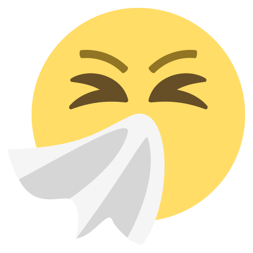 Sneezing Face Emoji Emoticon Vector Icon - Free Download Vector ...
