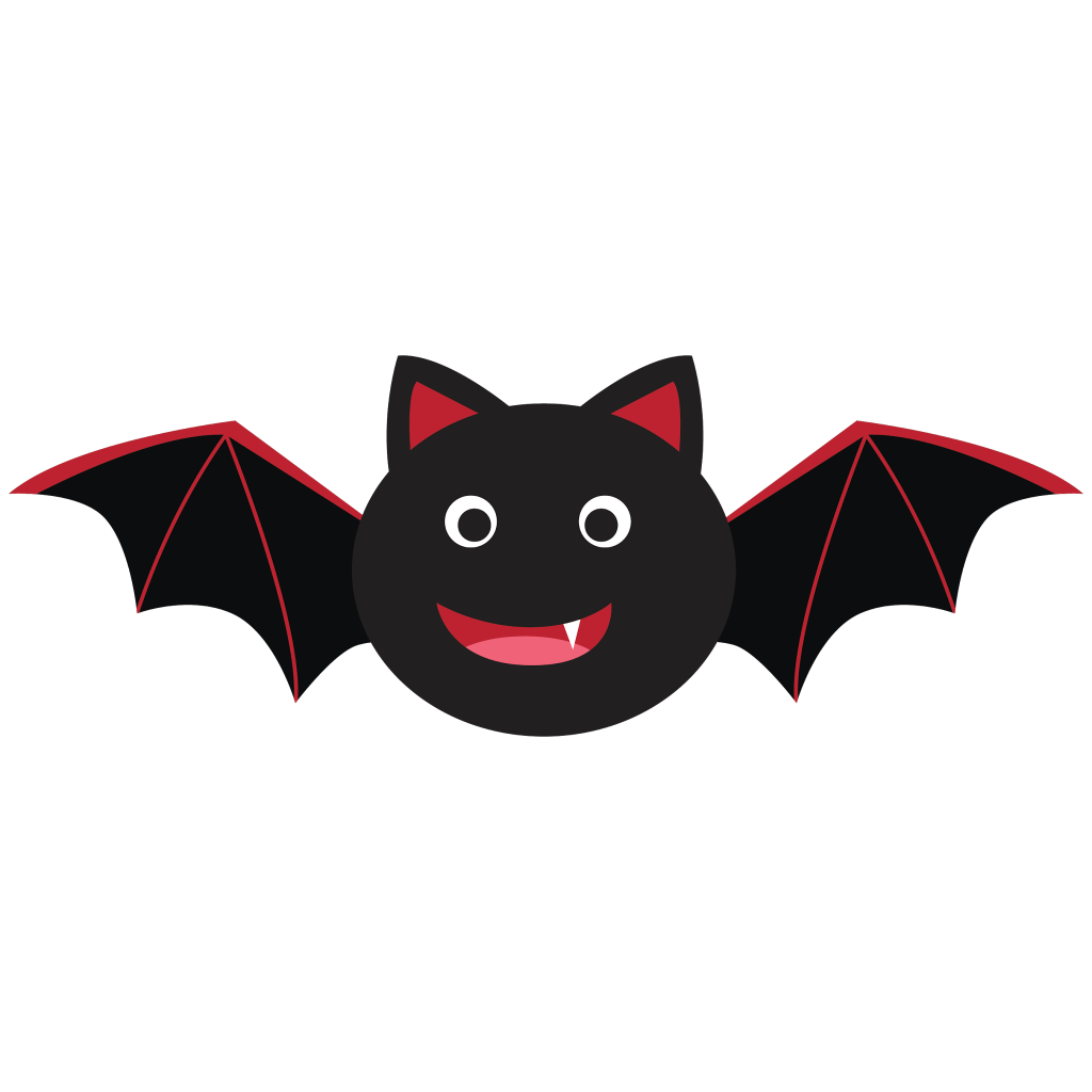 Halloween bat clipart