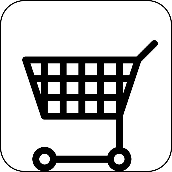 Shopping Cart Trolley: Visual Symbol, Icon, Pictogram Signage for ...
