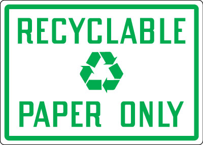 Recycling Signs | Stonehouse Signs