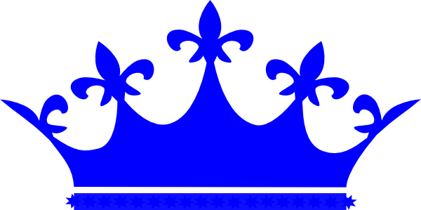 Queen Crown Blue Clip Art - vector clip art online ...