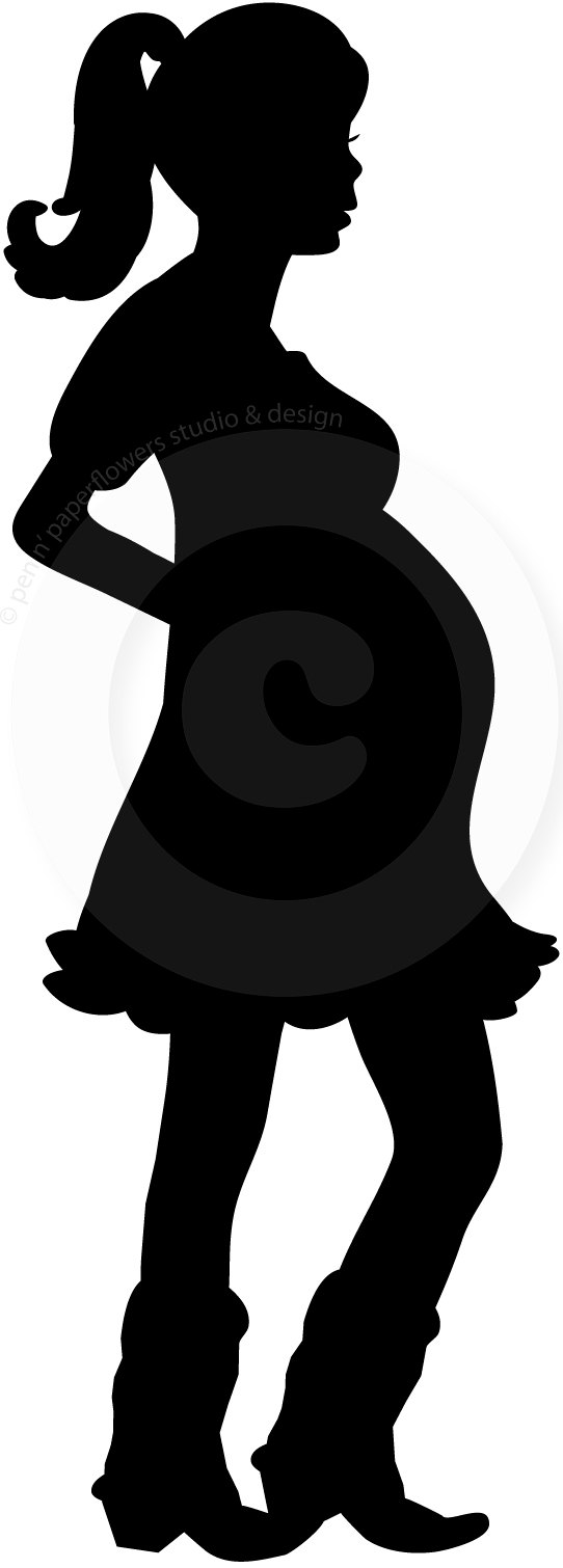 Pregnant silhouette clipart png