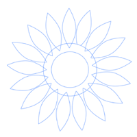 Single Petal Sunflower Drawings - ClipArt Best