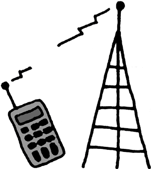 Mobile tower clipart