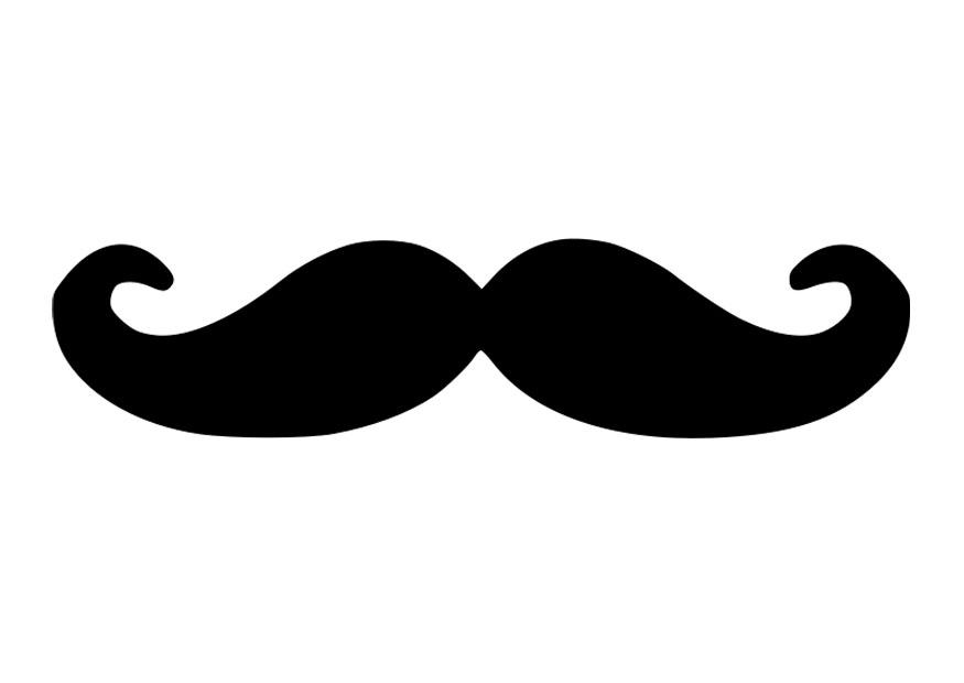 Coloring page moustache - img 27664.